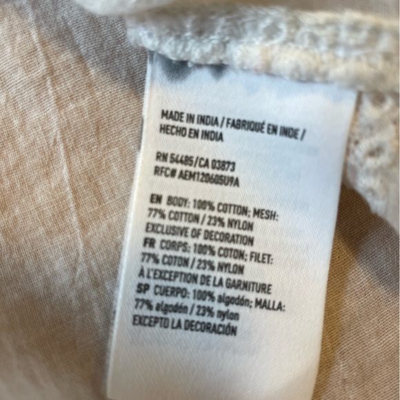 American Eagle Outfitters Short Sleeve Flowy Top Size XS - Picture 5 of 10